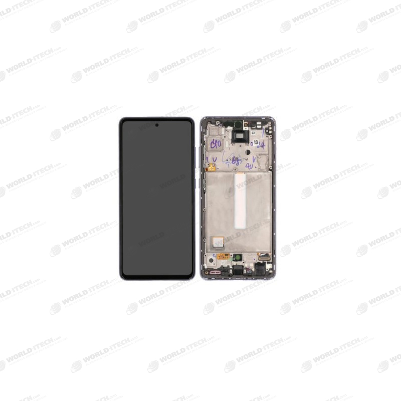 Ecran Violet + Batterie OFFICIEL Samsung A52 4G / 5G GH82-25229C / GH82-25230C