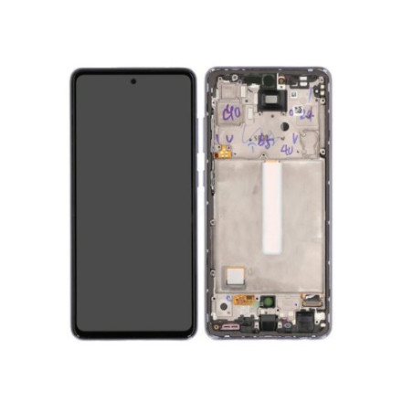 Ecran Violet + Batterie OFFICIEL Samsung A52 4G / 5G GH82-25229C / GH82-25230C