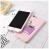 Coque silicone Peach rose boisson iPhone 7 / 8