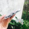 Coque silicone fleuri flammand rose HELLO iPhone 7 Plus / 8 Plus