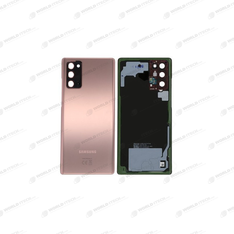 Vitre arrière bronze origine officielle Samsung Galaxy Note 20 SM-N980/N981 GH82-23299B