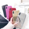 Coque silicone Studded style cloué iPhone 7 Plus / 8 Plus noir, argent, rouge, or et violet 3D