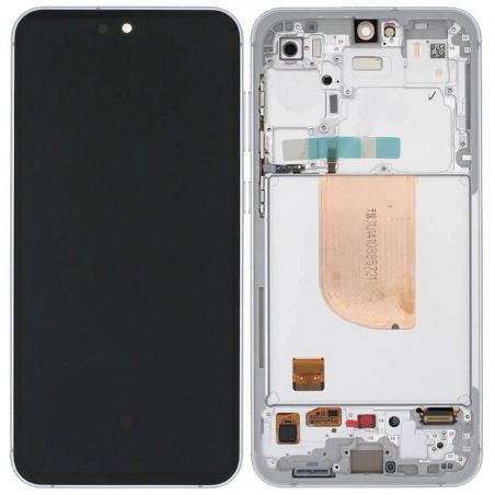 Ecran + Chassis Blanc Samsung S23 FE OFFICIEL S711B