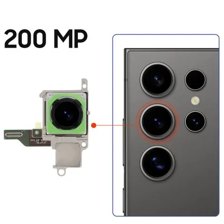 Caméra arrière Principale 200MP ORIGINE Samsung S23 Ultra (S918)