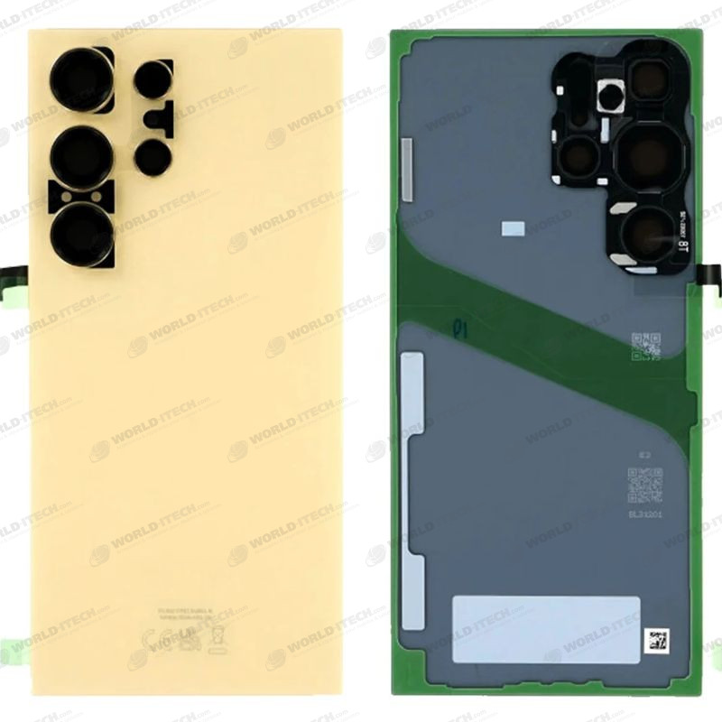 Vitre arrière Samsung S24 Ultra Ambre Titane OFFICIELLE (S928)