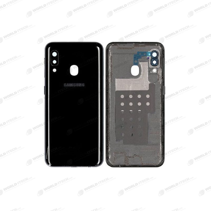 Coque arrière noir OFFICIELLE Samsung A20e SM-A202F