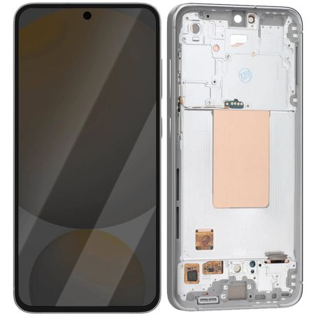 Bildschirm + Gestell Weiß Samsung S24 FE OFFICIEL S721B GH82-35848B