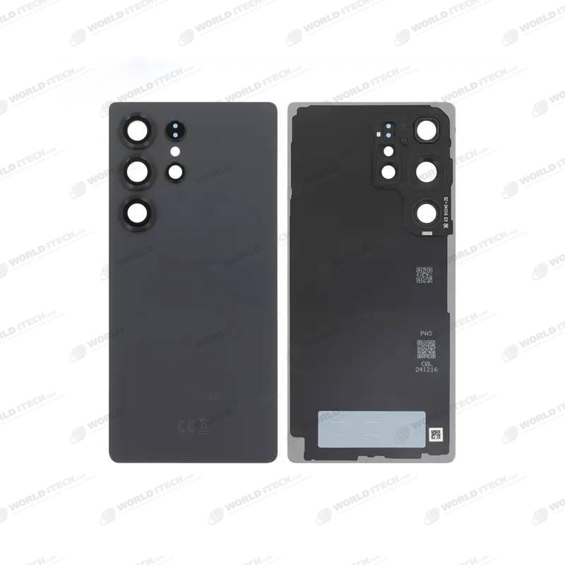 Rückscheibe Samsung S25 Ultra Schwarz Absolute Titanium OFFICIELLE (S938)