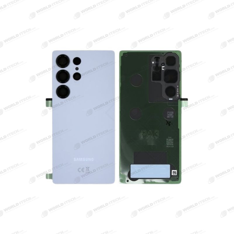 Vitre arrière Samsung S25 Ultra Bleu Titane OFFICIELLE (S938)