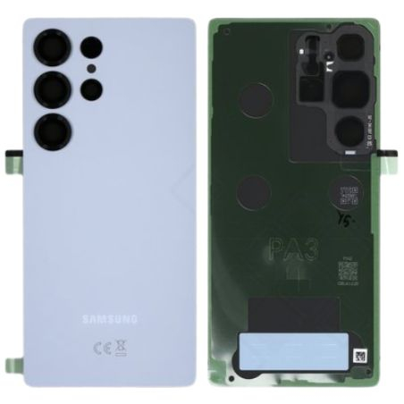 Vitre arrière Samsung S25 Ultra Bleu Titane OFFICIELLE (S938)