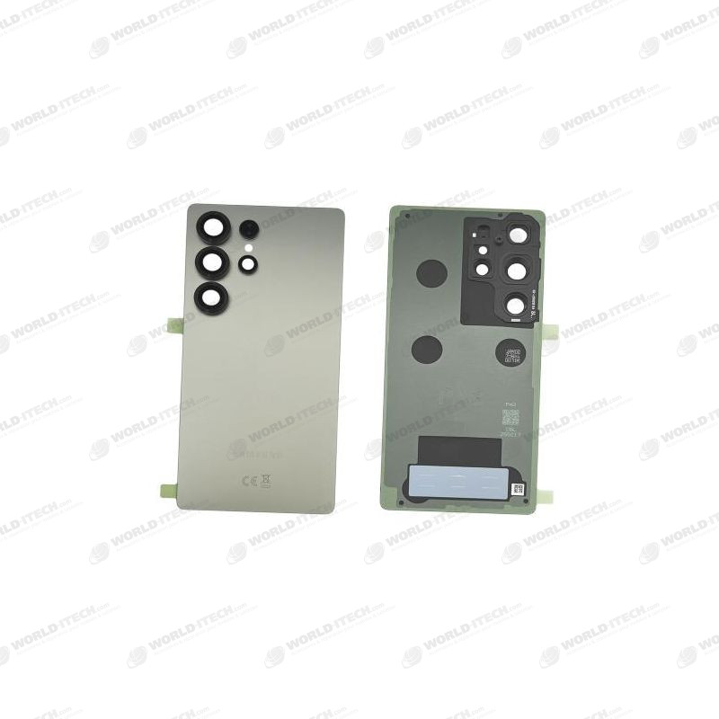 Vitre arrière Samsung S25 Ultra Vert Titane OFFICIELLE (S938)