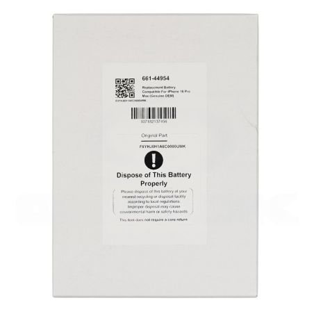 iPhone 16 Pro Max Battery - Official Apple (Service Pack) - Free Tools