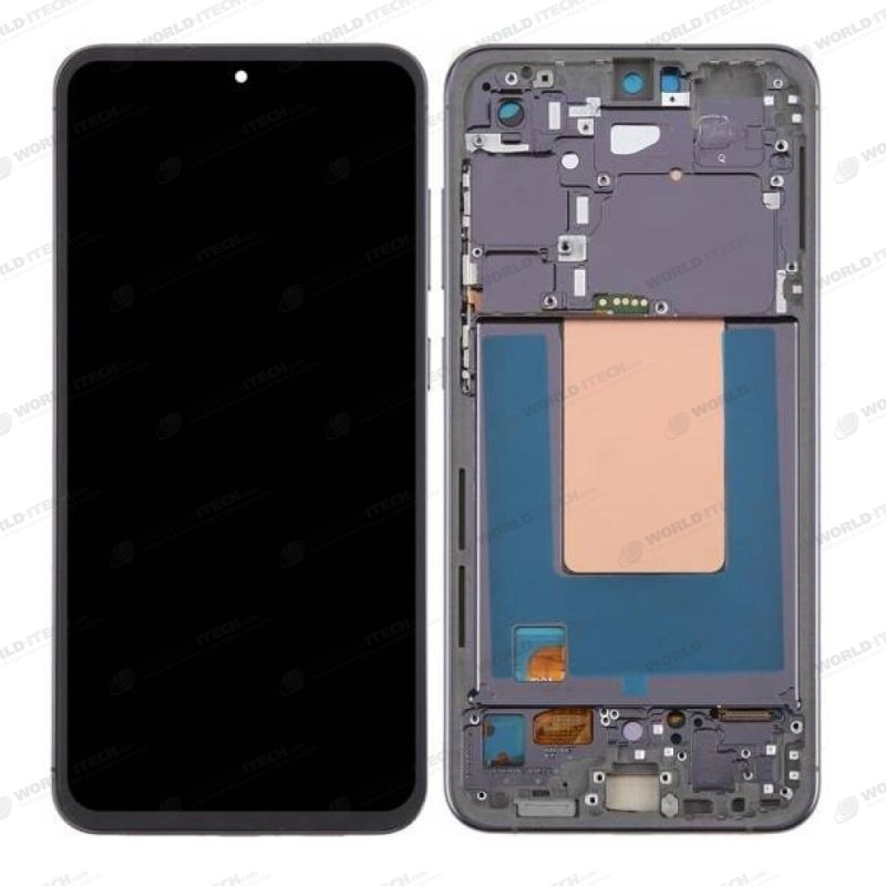 Screen + Graphite Black Body for Samsung S24 FE ORIGINE S721U (US version)