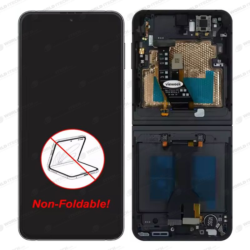 Ecran + chassis NON PLIABLE Samsung Z Flip 6 (F741) - Outils Offerts