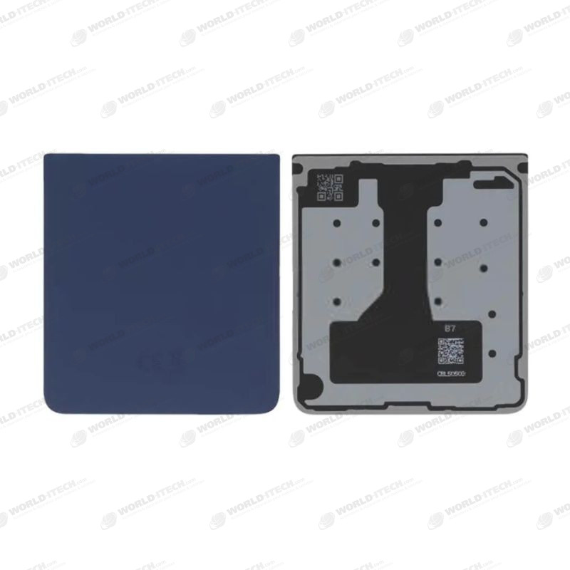 Back Glass Samsung Z Flip 7 Blue – OFFICIAL (F766)