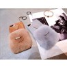 Coque amour fourrure et anneau pour doigt iPhone X / XS