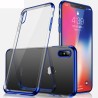 Coque silicone transparente bords chromés iPhone 6 / 6S