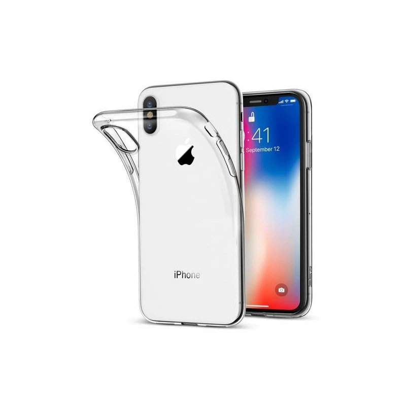 Coque transparente silicone invisible iPhone 7 / 8