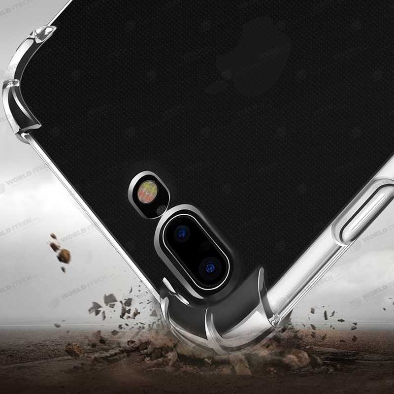 Coque transparente silicone bords renforcés iPhone 6 Plus / 6S Plus