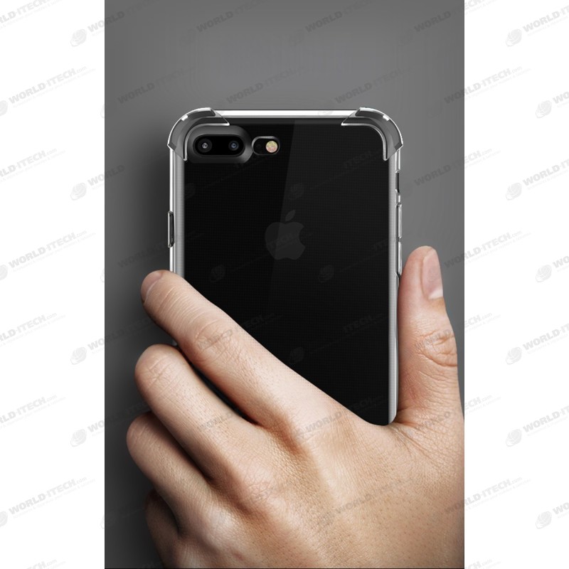 Coque transparente silicone bords renforcés iPhone 6 Plus / 6S Plus