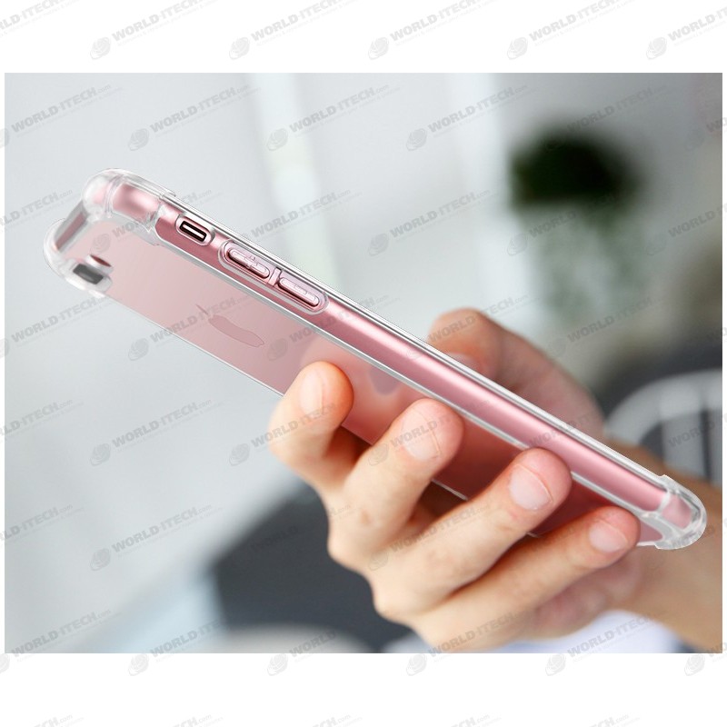Coque transparente silicone bords renforcés iPhone 6 Plus / 6S Plus