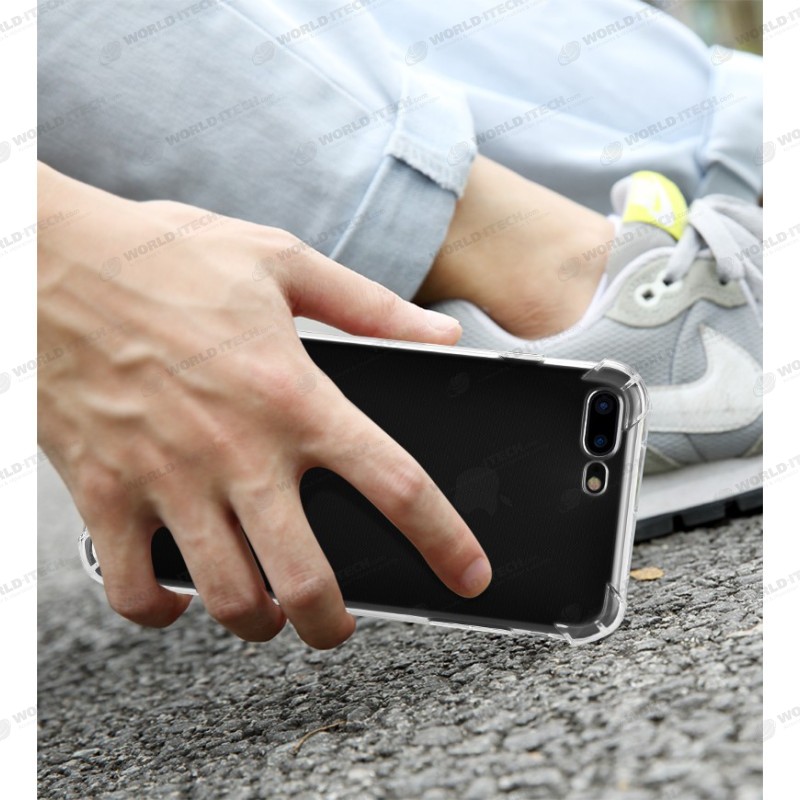 Coque transparente silicone bords renforcés iPhone 6 Plus / 6S Plus