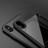 Coque silicone AUTO FOCUS arrière transparent iPhone X / XS