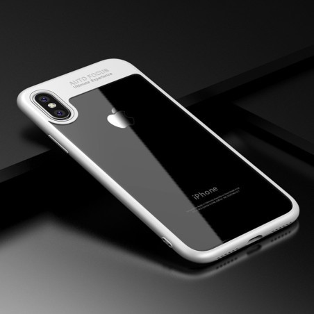 Coque silicone AUTO FOCUS arrière transparent iPhone 6 Plus / 6S Plus