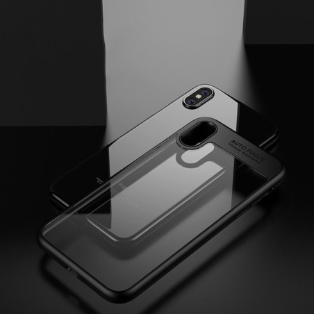 Coque silicone AUTO FOCUS arrière transparent iPhone 6 Plus / 6S Plus