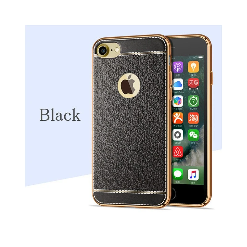 Coque Silicone Style Cuir iPhone 6 Plus / 6S Plus