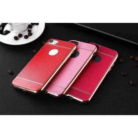 Coque Silicone Style Cuir iPhone 6 Plus / 6S Plus