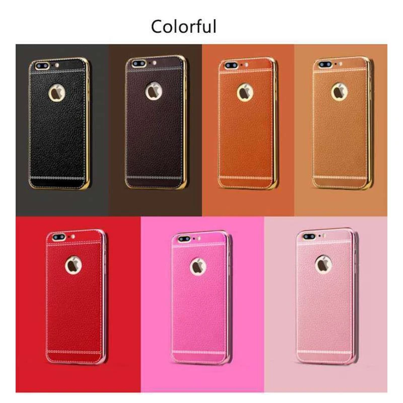 Coque Silicone Style Cuir iPhone 6 Plus / 6S Plus