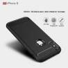 Coque Silicone Antichoc style Carbon iPhone 6 Plus / 6S Plus