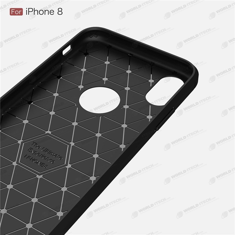Coque Silicone Antichoc style Carbon iPhone 6 Plus / 6S Plus