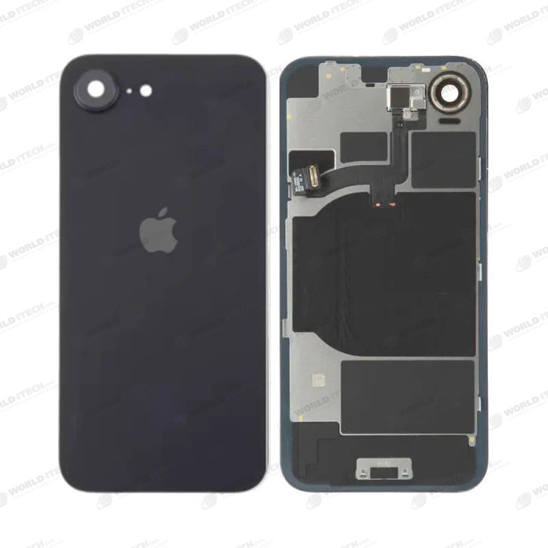 Komplette schwarze Rückglas-Scheibe – OFFIZIELL von Apple – iPhone 16 – Kostenloses Werkzeugset