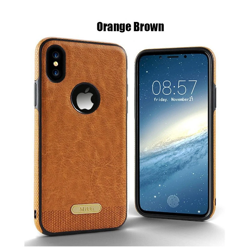 Coque Silicone Antichoc style Cuir iPhone 7 / 8