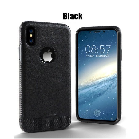 Coque Silicone Antichoc style Cuir iPhone 6 Plus / 6S Plus