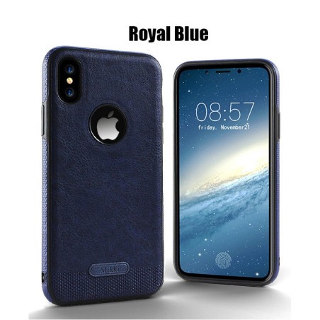 Coque Silicone Antichoc style Cuir iPhone 7 Plus / 8 Plus