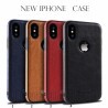 Coque Silicone Antichoc style Cuir iPhone 7 Plus / 8 Plus