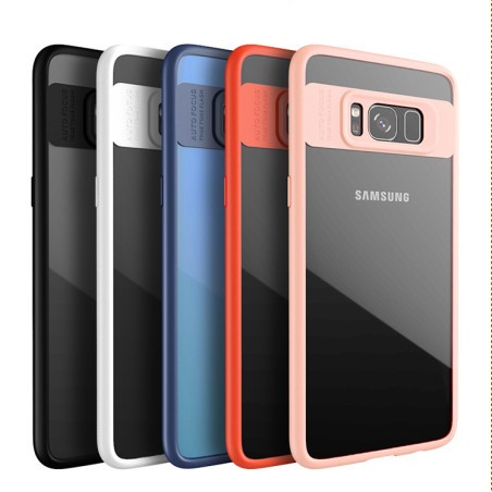Coque silicone AUTO FOCUS arrière transparent Samsung S9