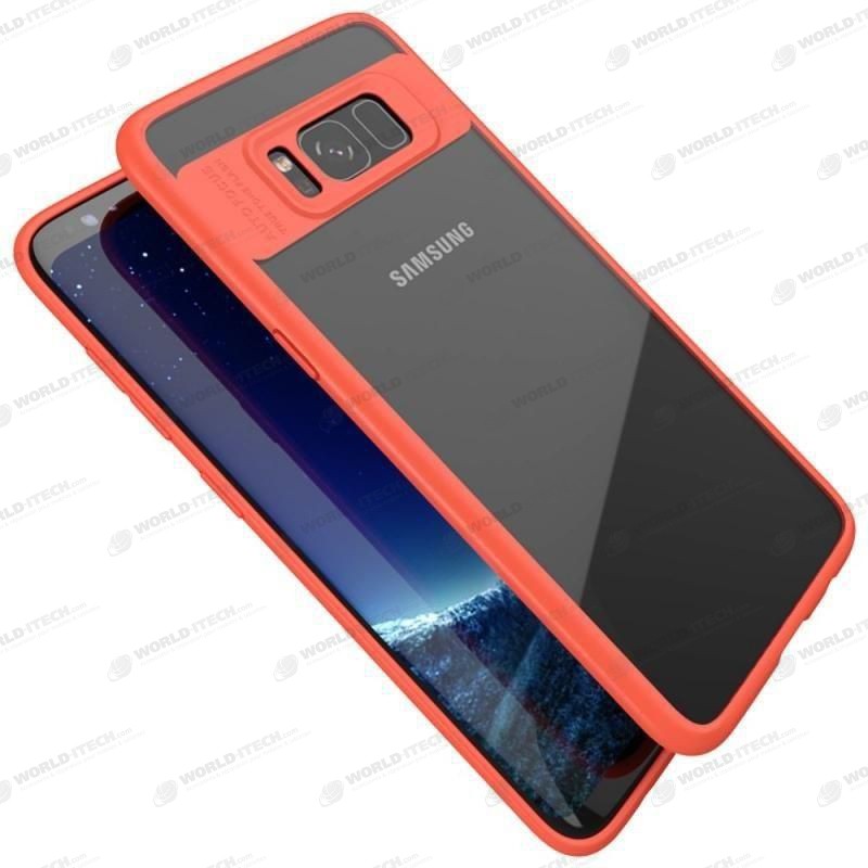 Coque silicone AUTO FOCUS arrière transparent Samsung S8