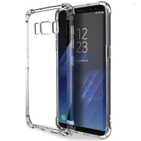 Coque transparente silicone bords renforcés Samsung Galaxy S7