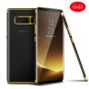 Coque silicone transparente bords chromés Samsung Galaxy S7