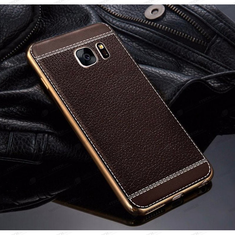 Coque Silicone Style Cuir Samsung Galaxy S8