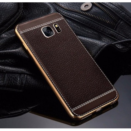 Coque Silicone Style Cuir Samsung Galaxy S8
