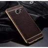 Coque Silicone Style Cuir Samsung Galaxy A7 2017