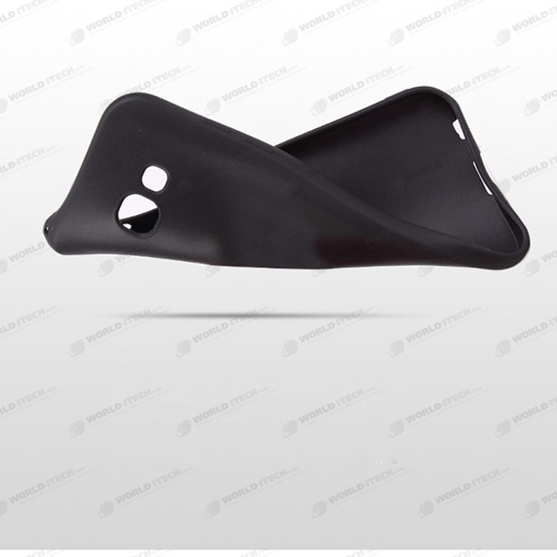 Coque protection fine en silicone souple noir Samsung S8