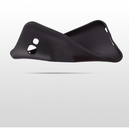Coque protection fine en silicone souple noir Samsung S8