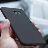 Coque protection fine en silicone souple noir Samsung S8