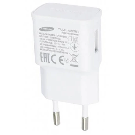 Chargeur adaptateur secteur 220V Blanc Origine Samsung